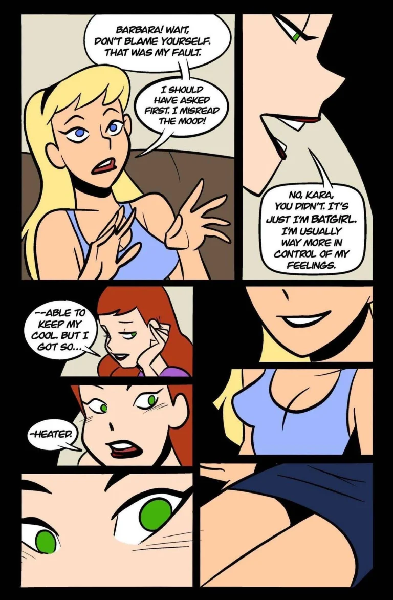 Kara and Barbara porn comic picture 6