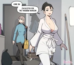 Karen Teaching Morgan porn comic picture 1