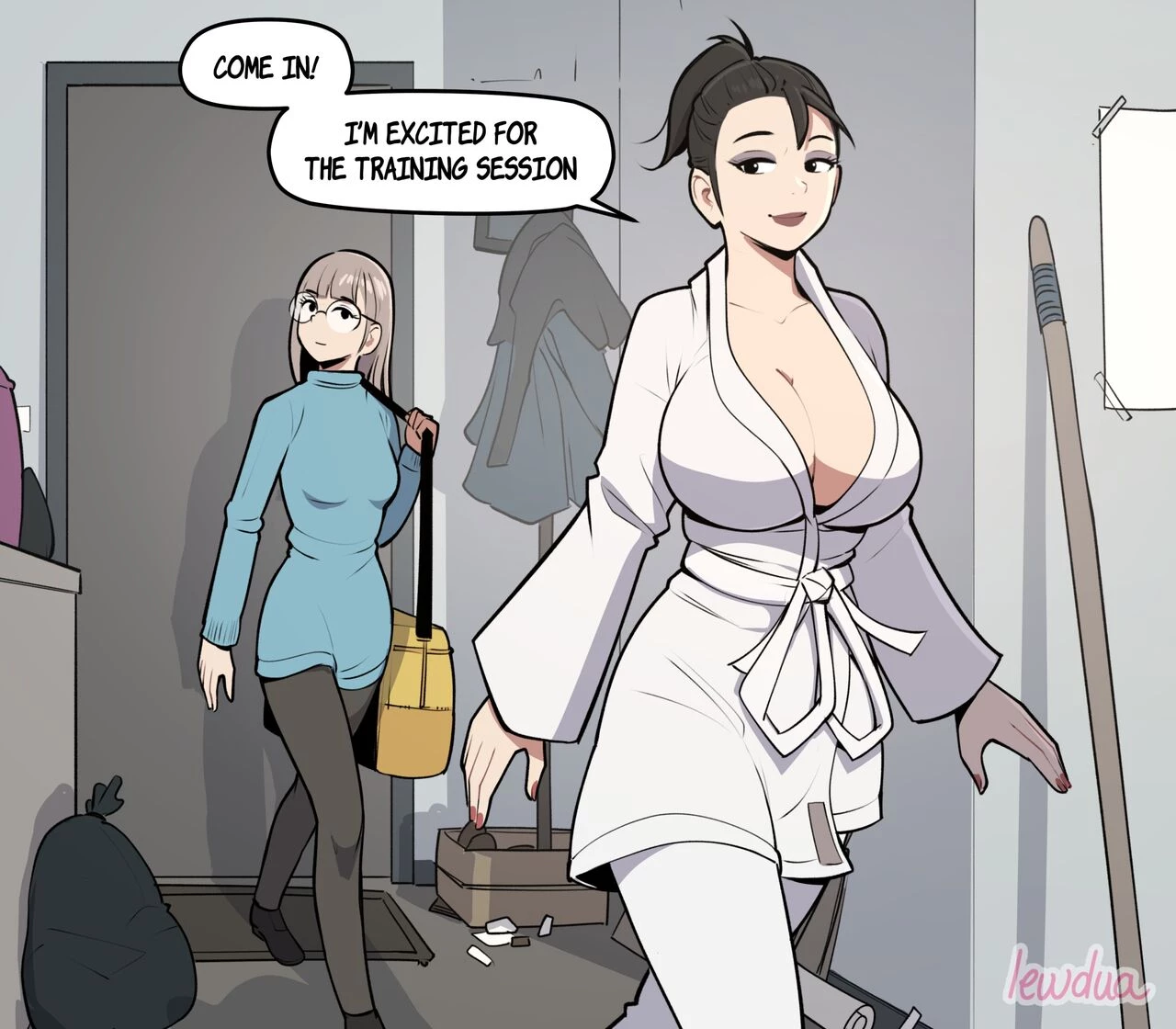 Karen Teaching Morgan porn comic picture 1