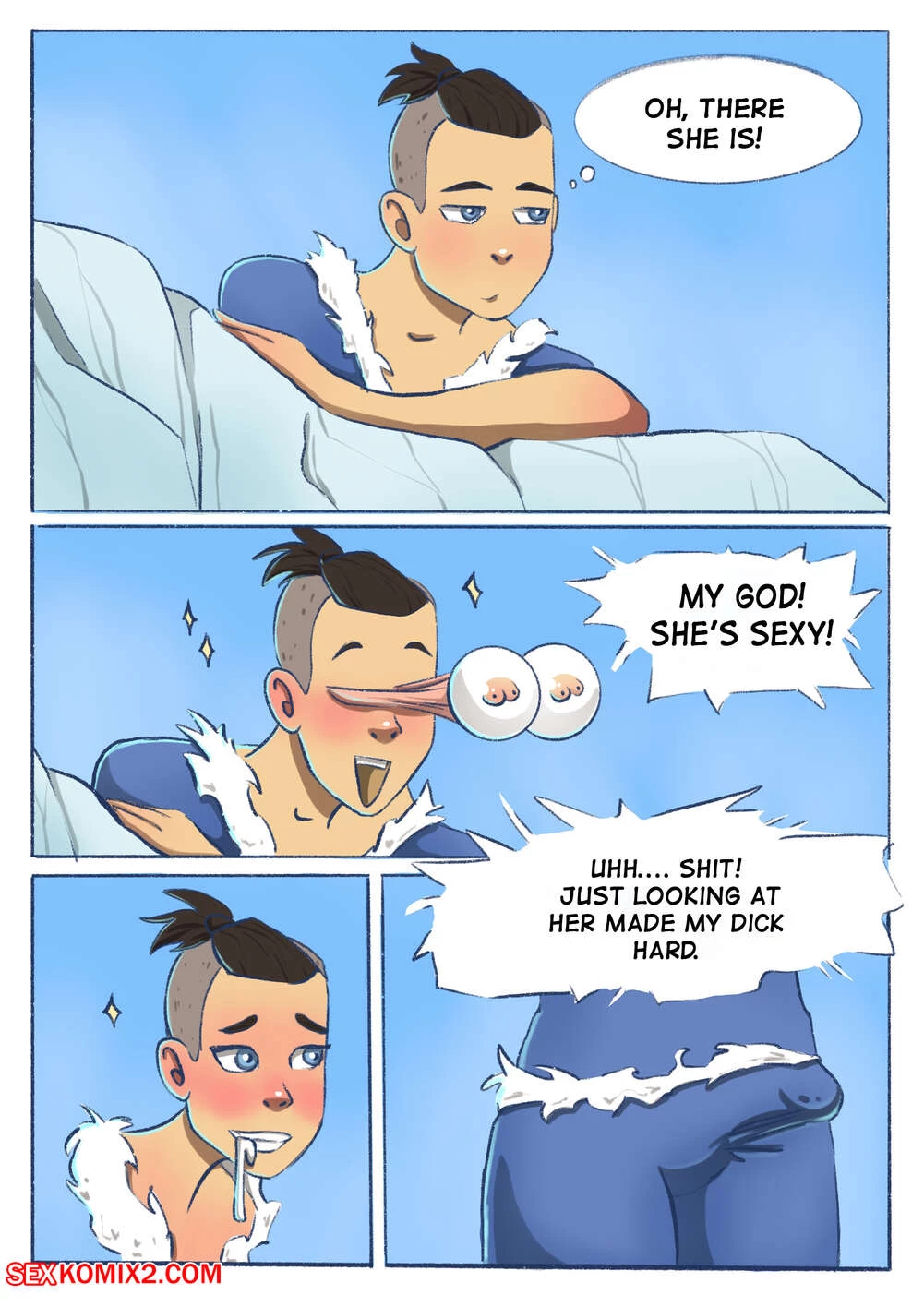Katara and Sokka porn comic picture 4