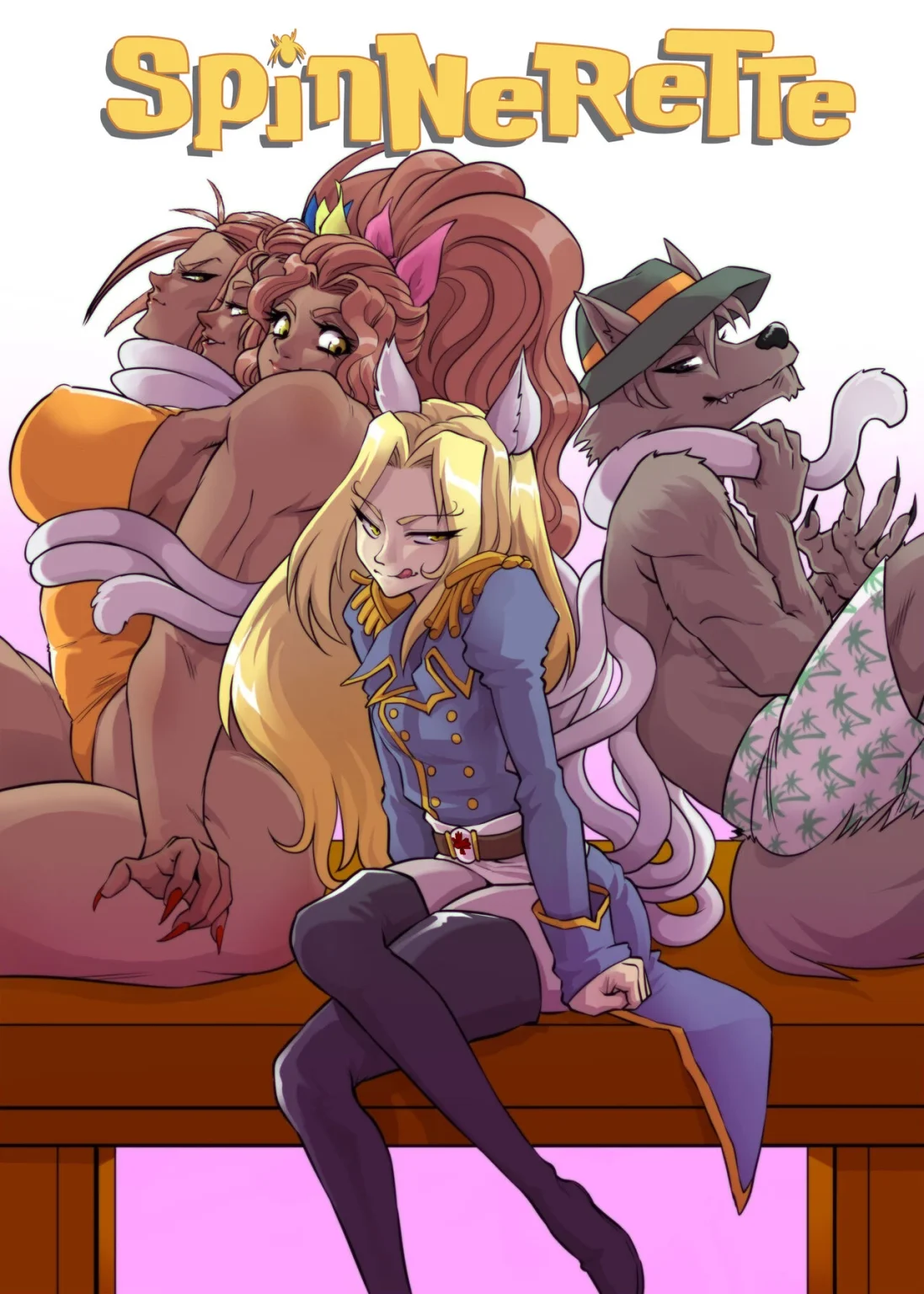 Katt x Minerva x London Part 1 + 2 porn comic picture 1