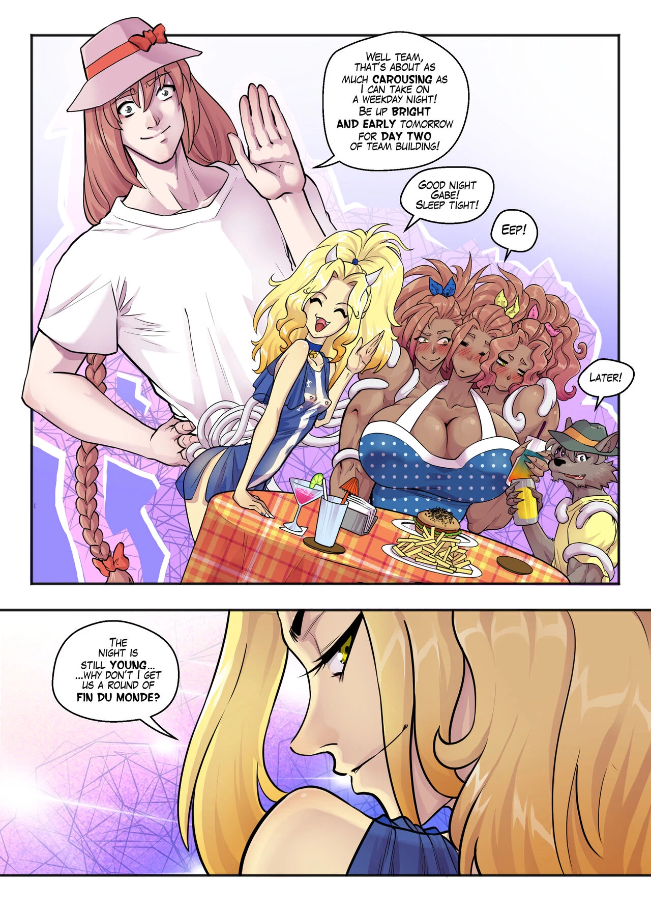 Katt x Minerva x London Part 1 + 2 porn comic picture 12
