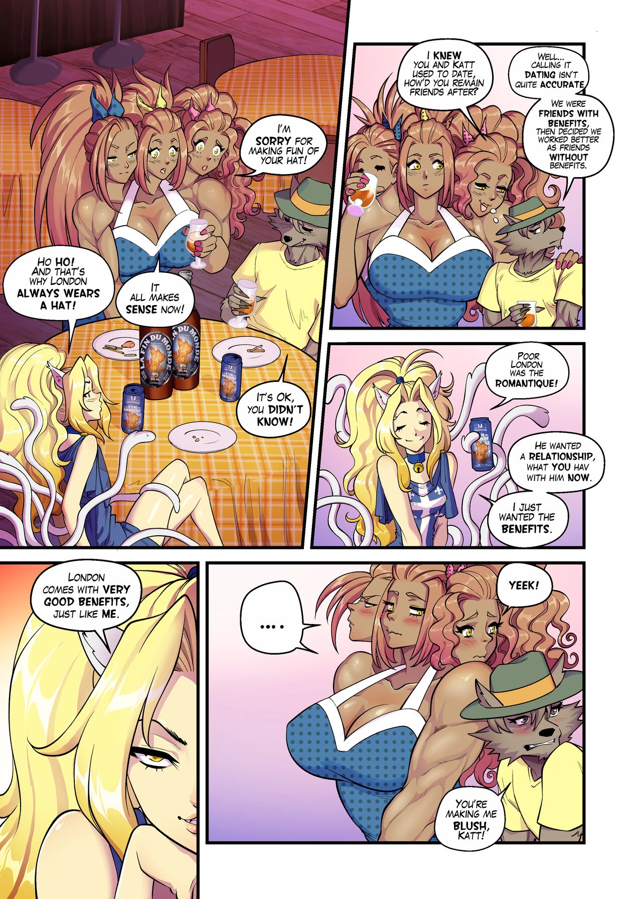Katt x Minerva x London Part 1 + 2 porn comic picture 15