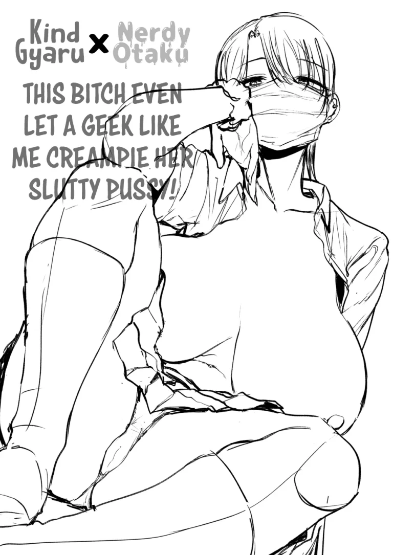 Kind Gyaru x Nerdy Otaku: This Bitch Even Let a Geek Like Me Creampie Her Slutty Pussy! | Otaku no Boku ni mo Nakadashi Sasete Kureru Yasashii Yariman Bitch Gal porn comic picture 48