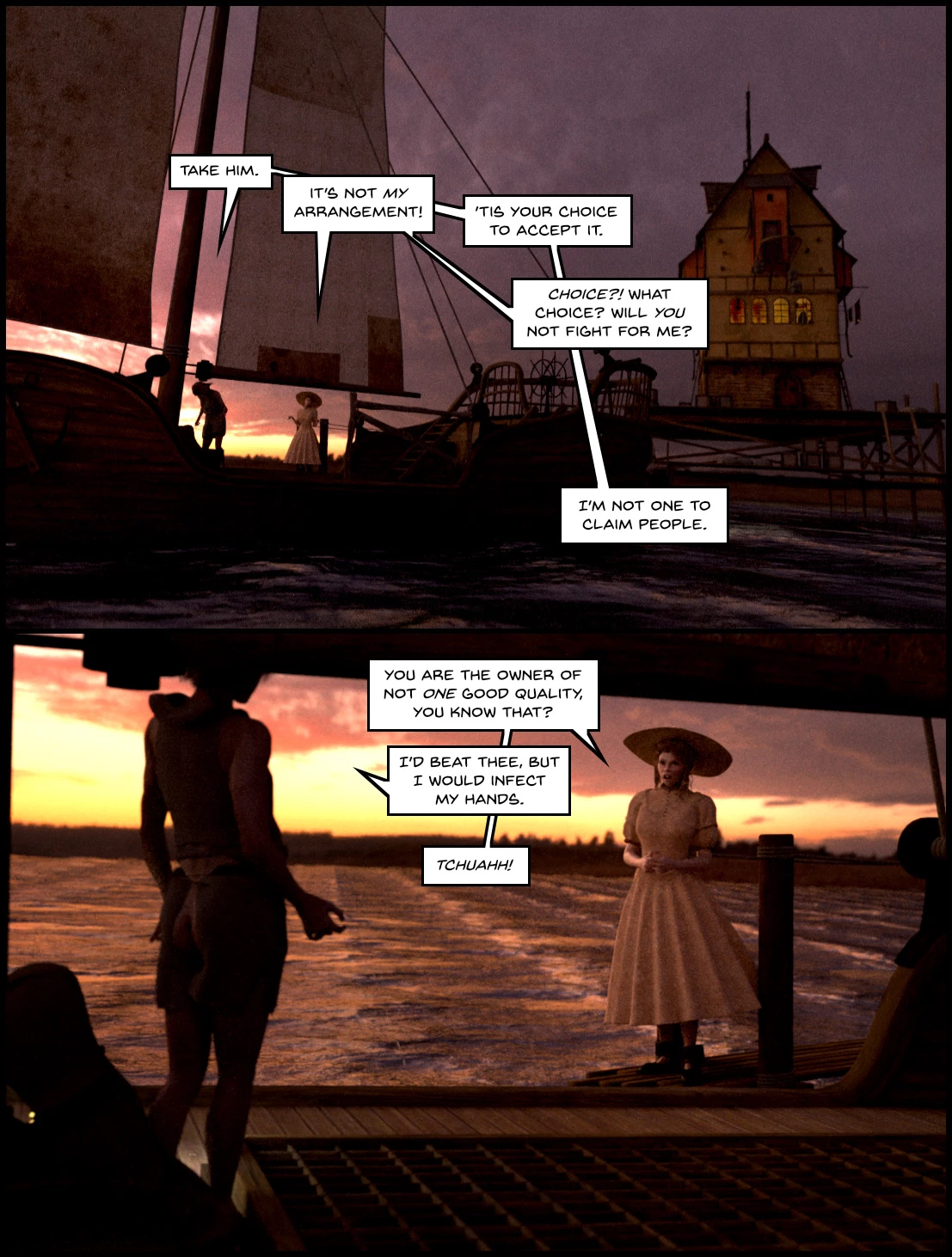 Kinfolk to the quiet skies porn comic picture 10