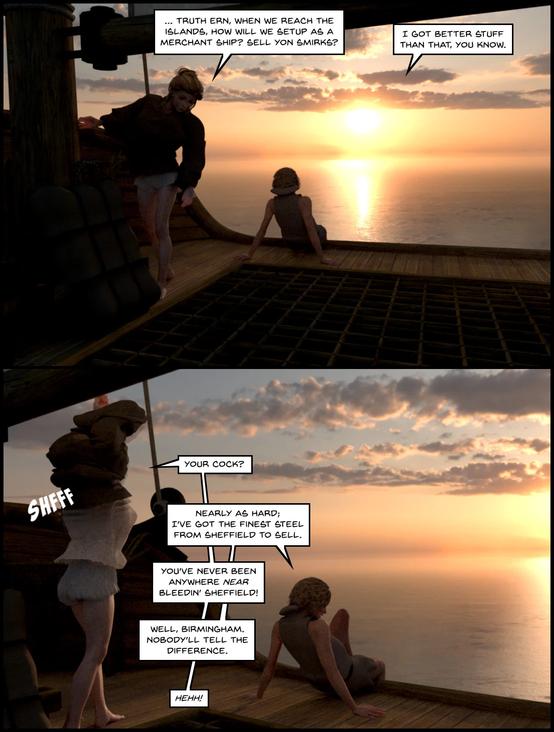 Kinfolk to the quiet skies porn comic picture 101