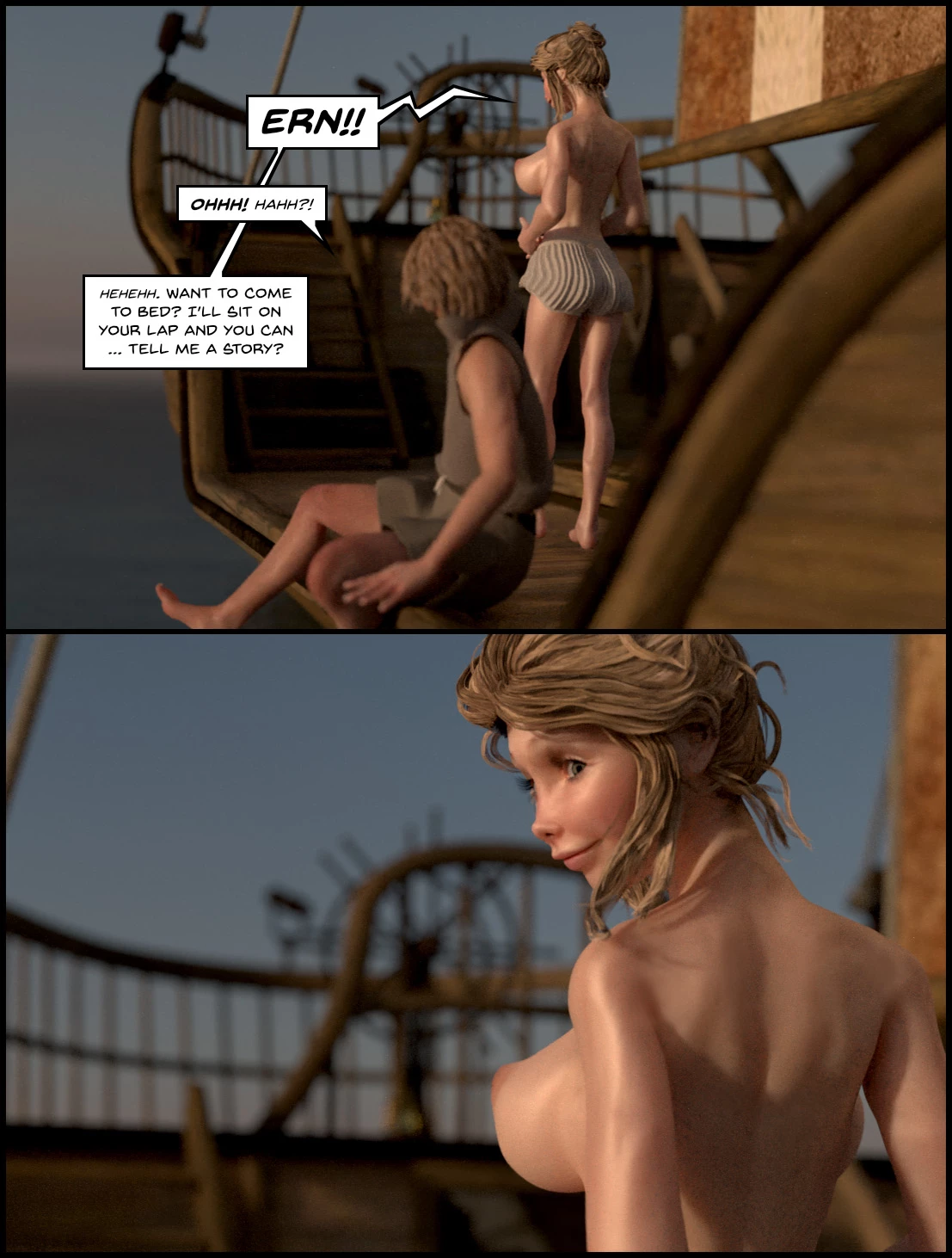 Kinfolk to the quiet skies porn comic picture 105