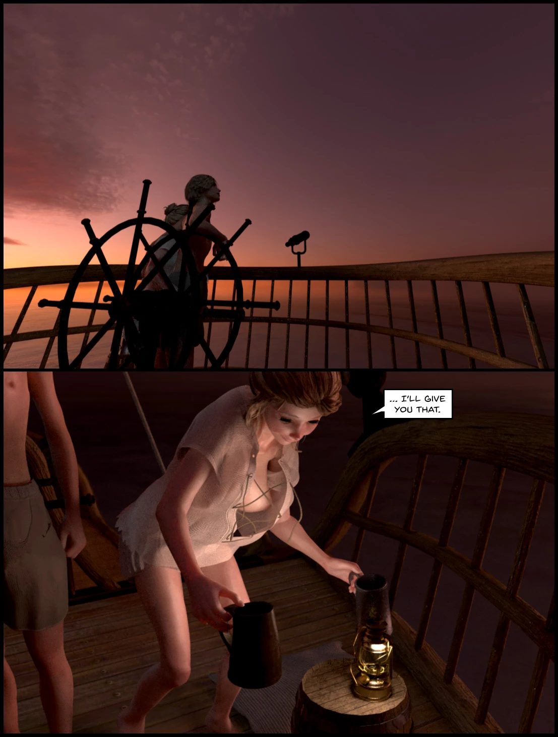 Kinfolk to the quiet skies porn comic picture 156