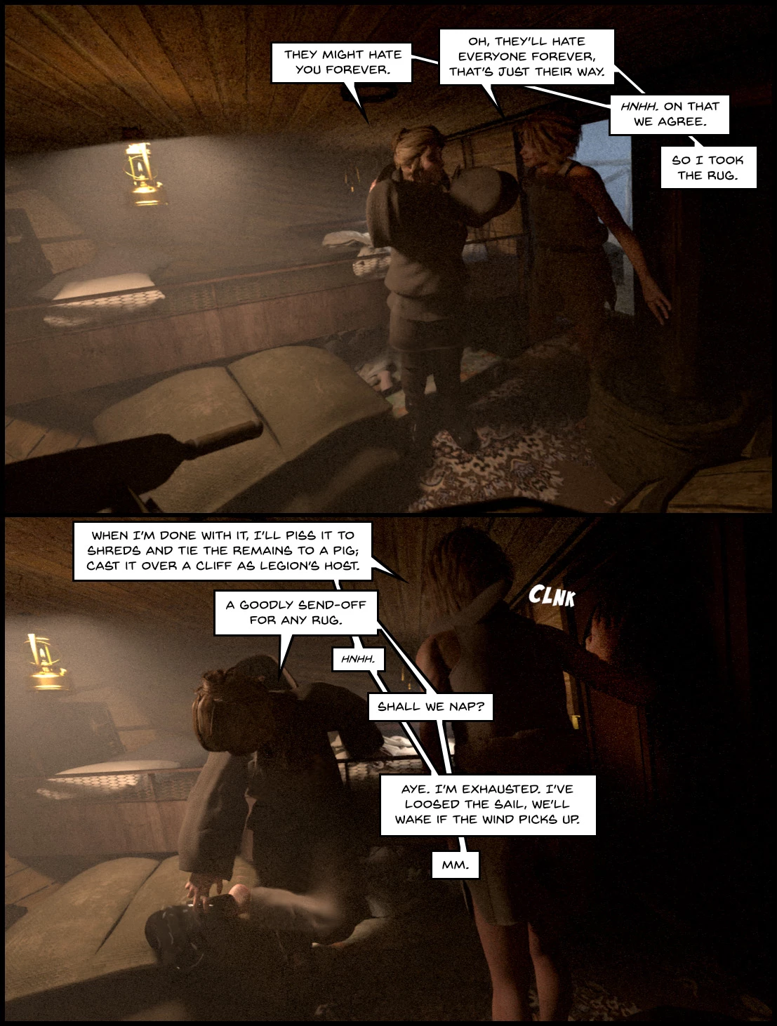 Kinfolk to the quiet skies porn comic picture 34