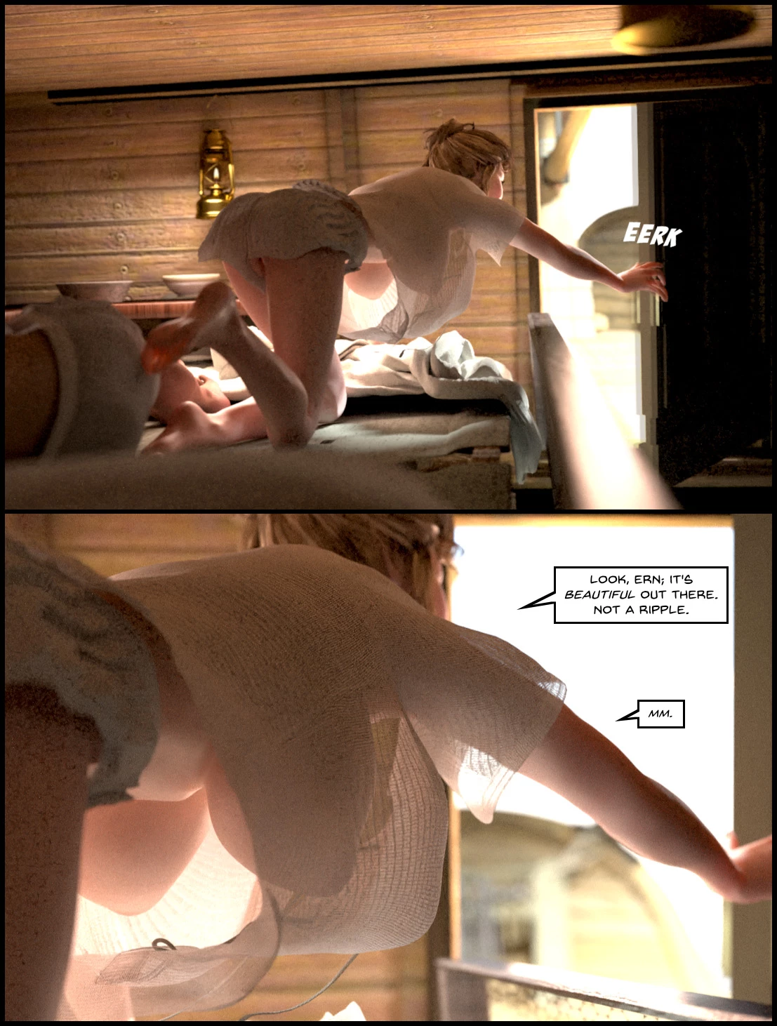 Kinfolk to the quiet skies porn comic picture 44