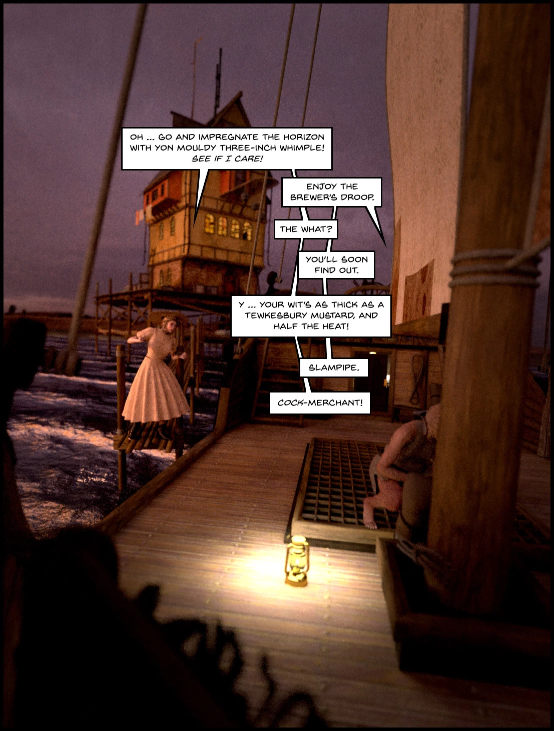 Kinfolk to the quiet skies porn comic picture 9