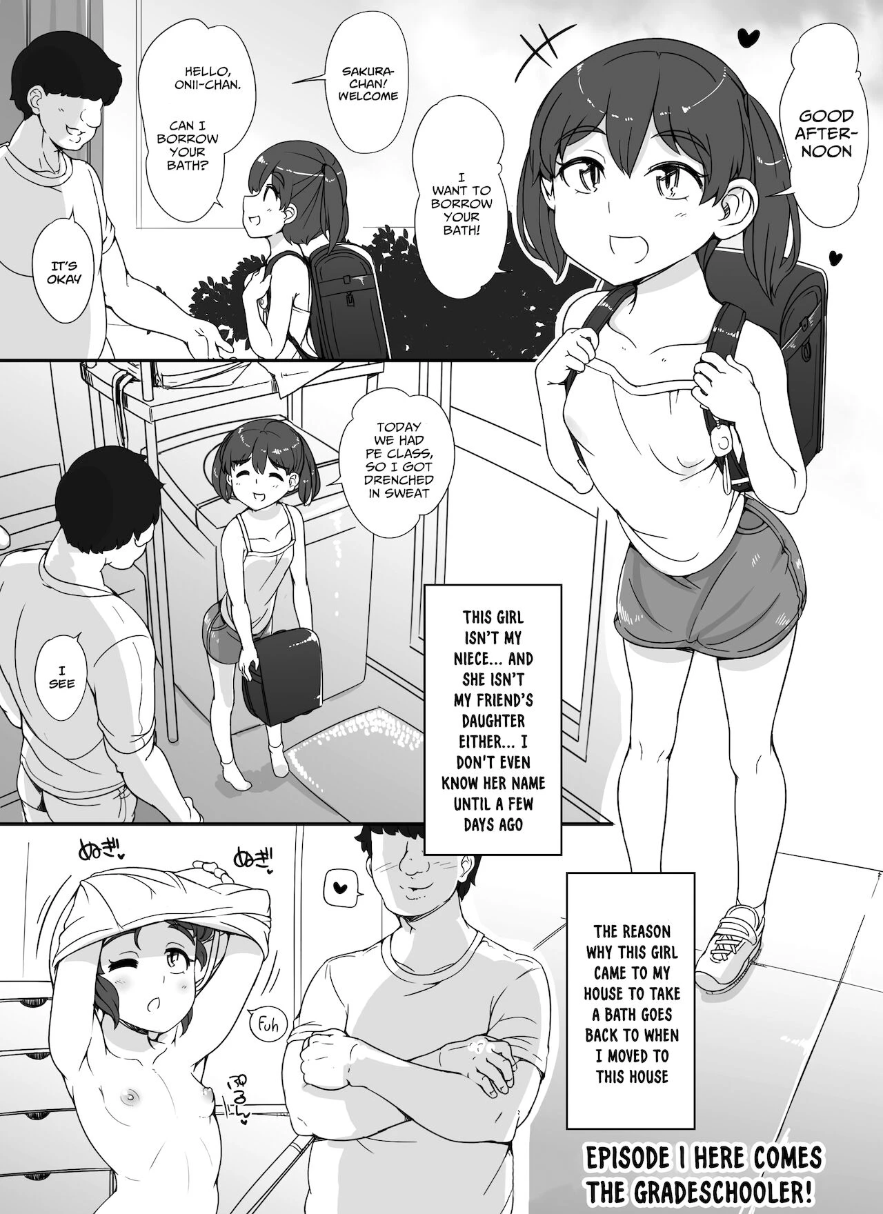 Kinjo no Onnatachi ga Nazeka Ore no Ie no Furo ni Hairi ni Kuru Ken porn comic picture 3
