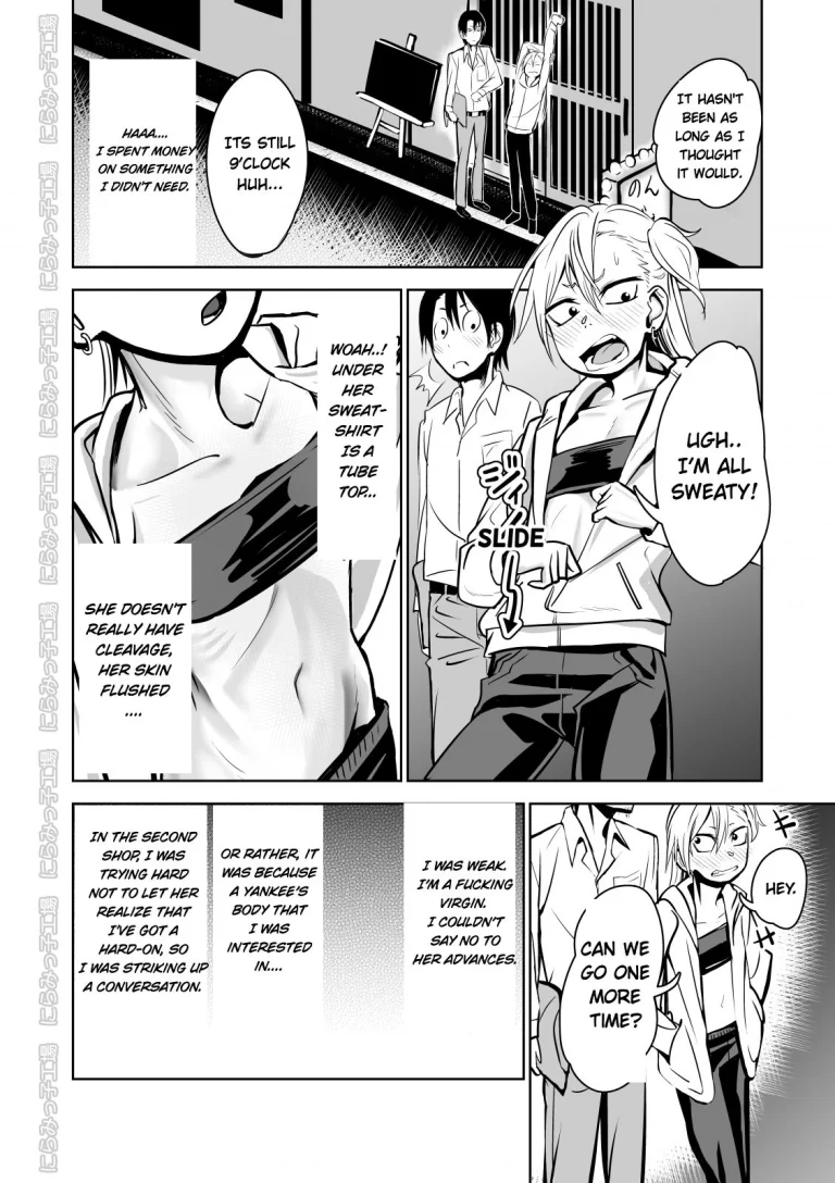 Kinpatsu Yancha-kei Kanojo to no Kurashikata "Saenai Seinen ga Junjou Yankee to Deatta Sono Hi ni Sex & Kekkon Shichau Ohanashi" porn comic picture 6