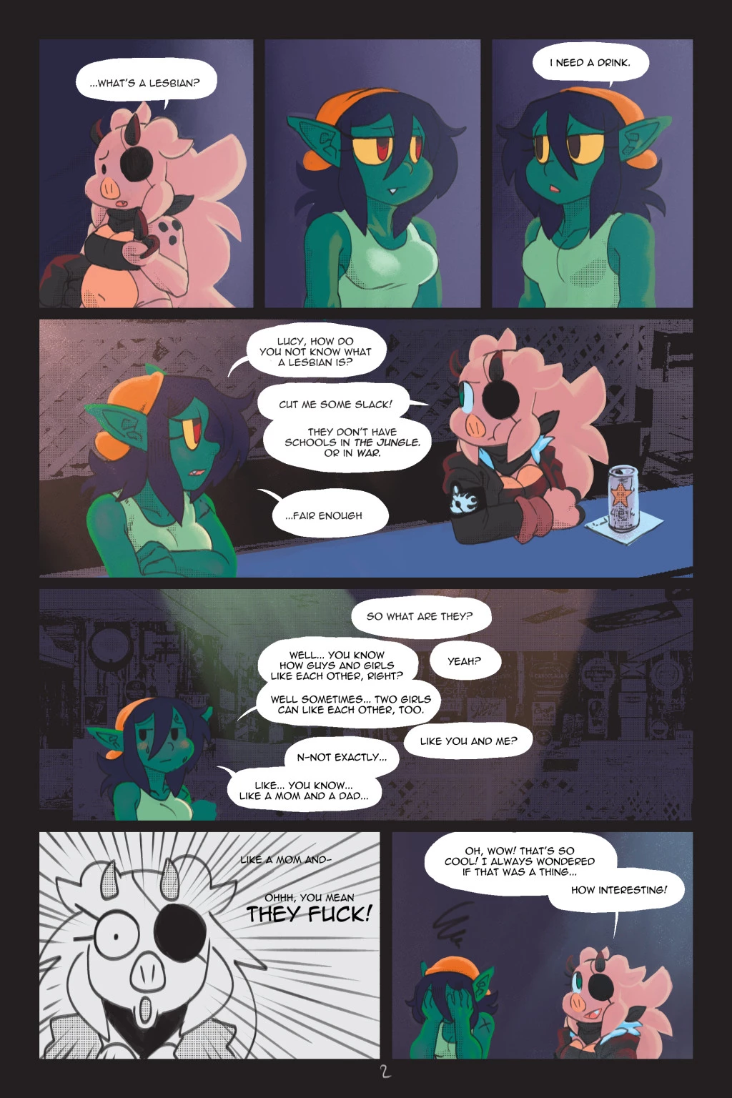 Kiss porn comic picture 2