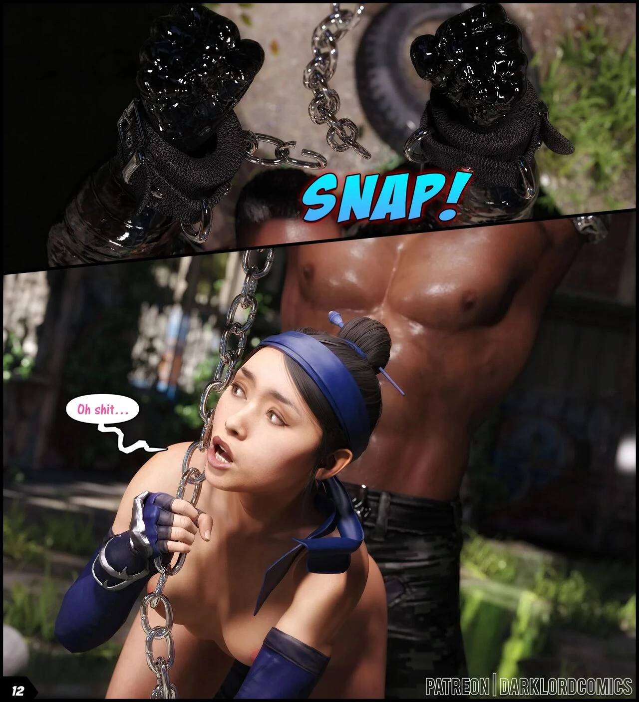 Kitana VS Jax porn comic picture 12