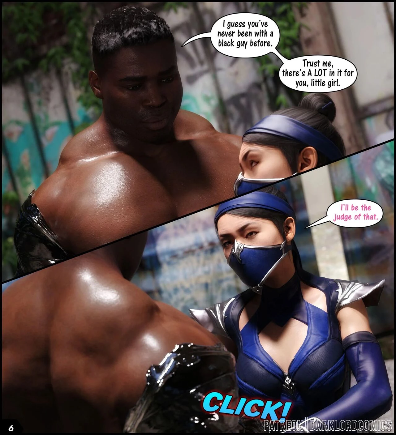 Kitana VS Jax porn comic picture 6