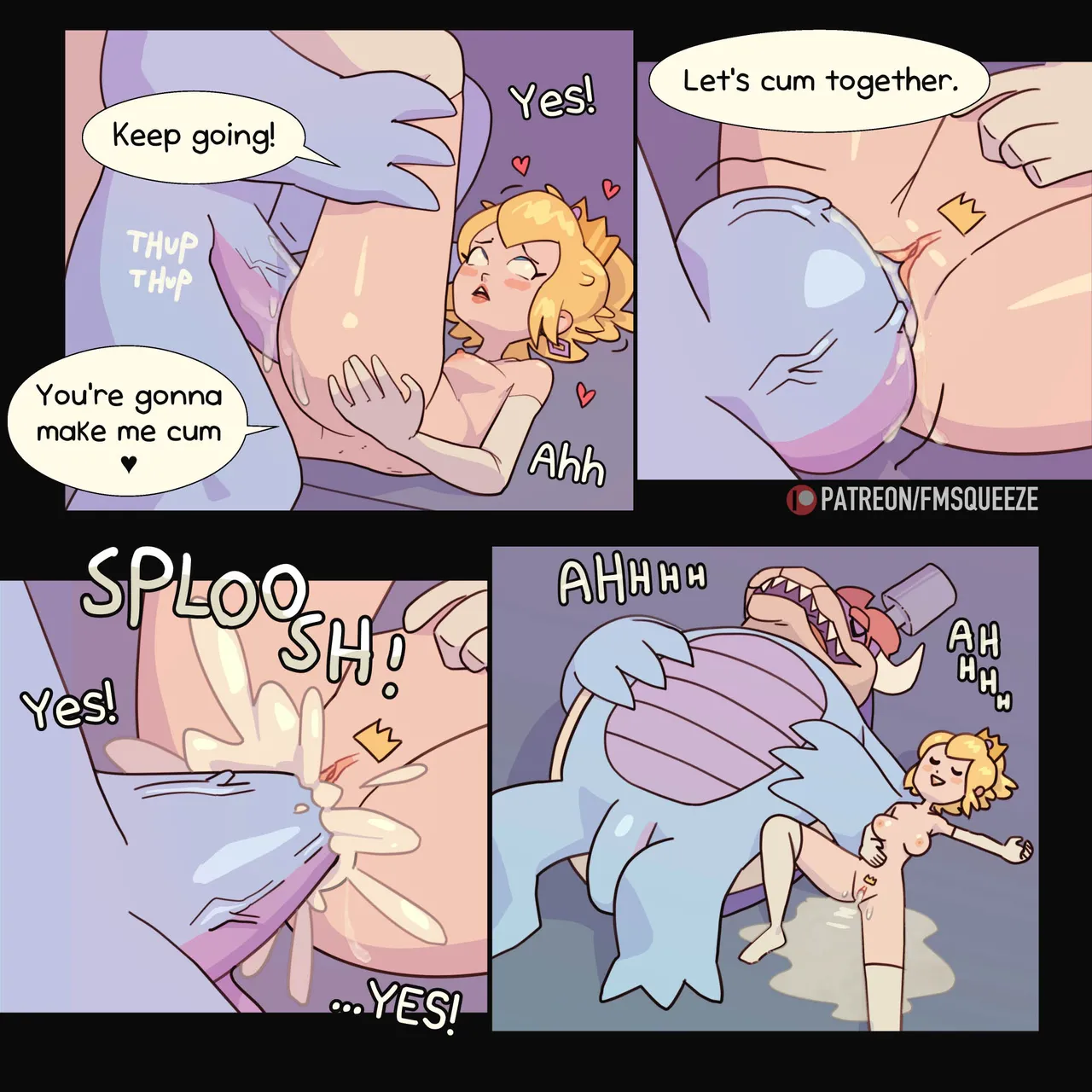 Kiwi's Big Date- A Gangbang Fit for a Queen porn comic picture 12