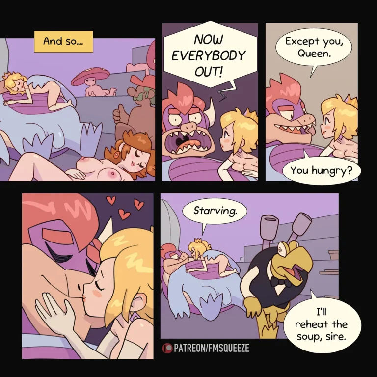 Kiwi's Big Date- A Gangbang Fit for a Queen porn comic picture 13