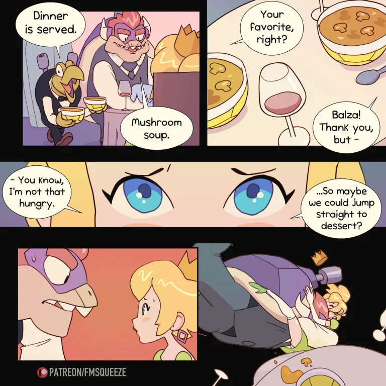 Kiwi's Big Date- A Gangbang Fit for a Queen porn comic picture 3