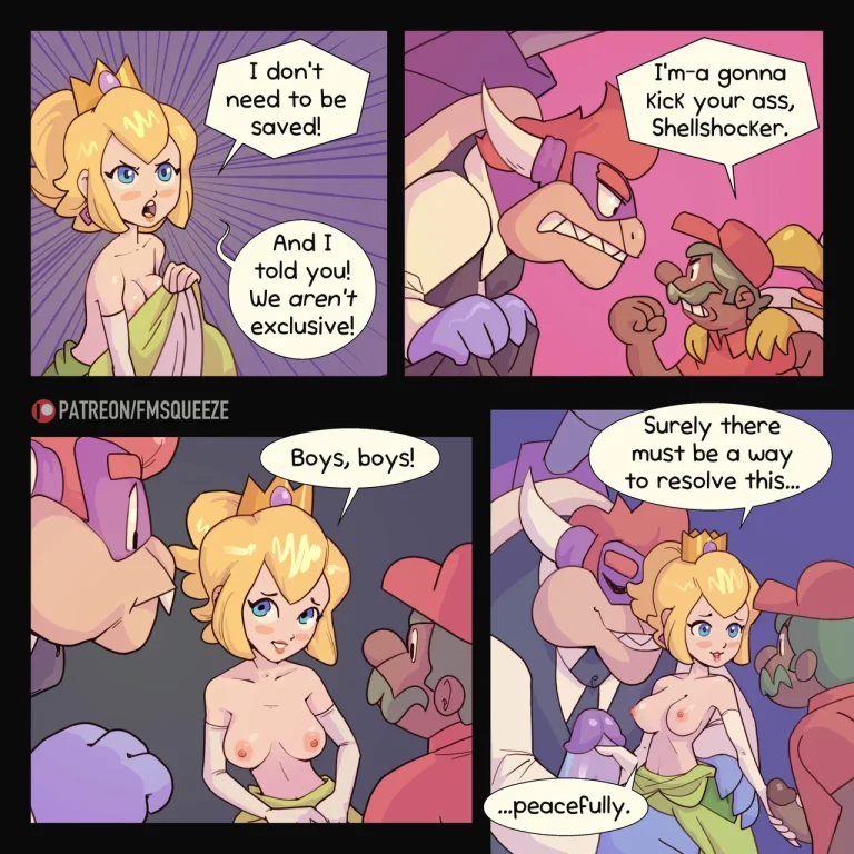 Kiwi's Big Date- A Gangbang Fit for a Queen porn comic picture 5