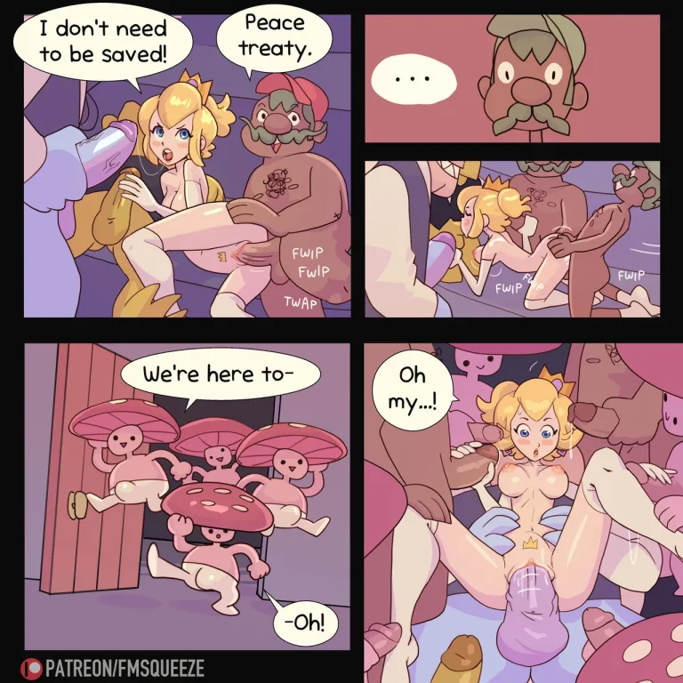 Kiwi's Big Date- A Gangbang Fit for a Queen porn comic picture 7
