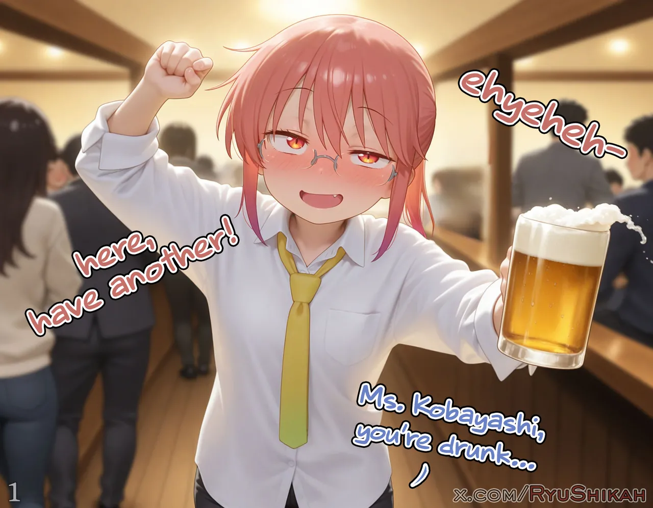 Kobayashi porn comic picture 2
