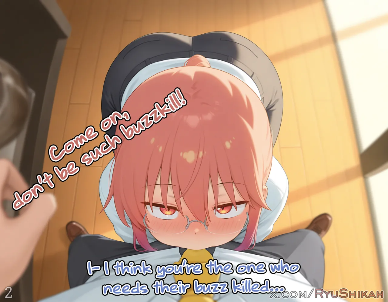 Kobayashi porn comic picture 3