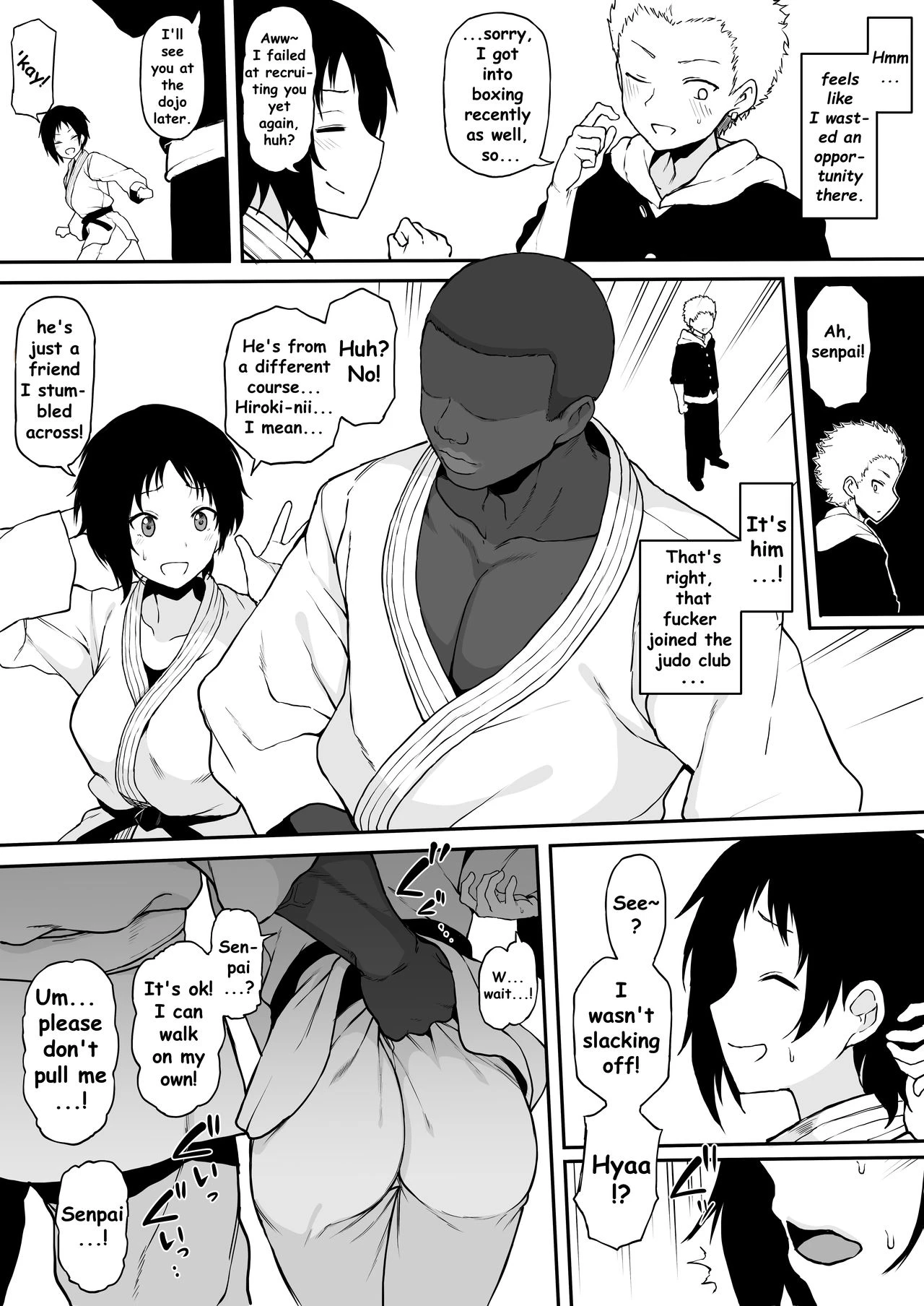 Kokujin no Tenkousei NTR ru porn comic picture 38
