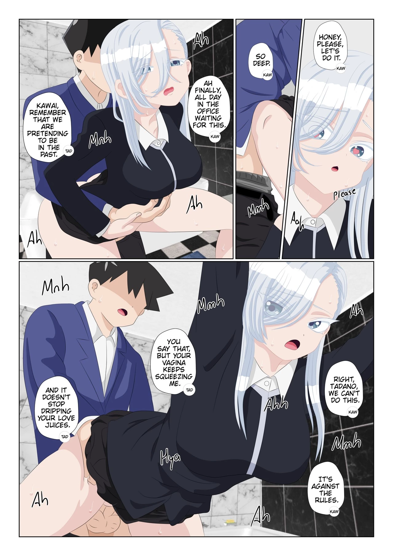 Komi X Kawai X Tadano porn comic picture 8