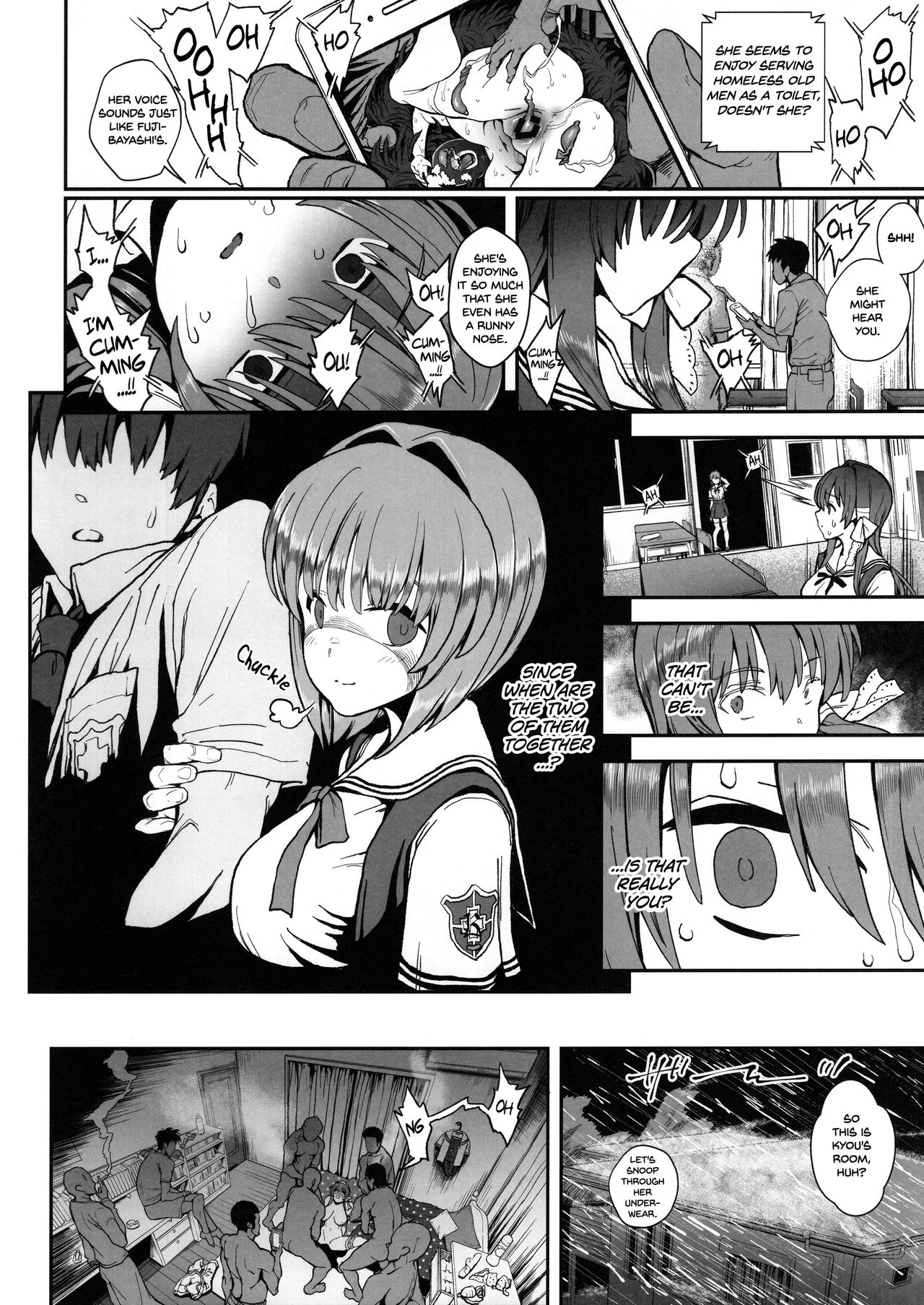 Korashime -Fujibayashi Kyou no Yuuutsu porn comic picture 19