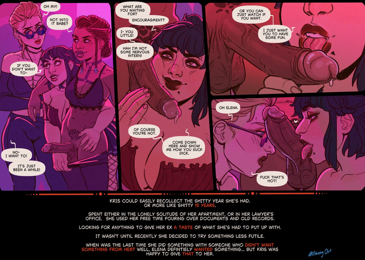 Kris x Elena CYOA porn comic picture 4