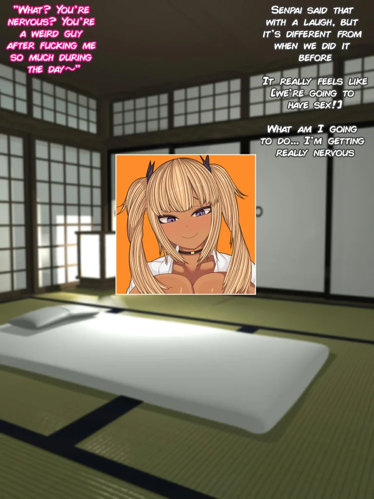 Kuro Gal Senpai to Onsen Namahame Ryokou | Hot Spring Hump Holiday with a Tanned Gal porn comic picture 14