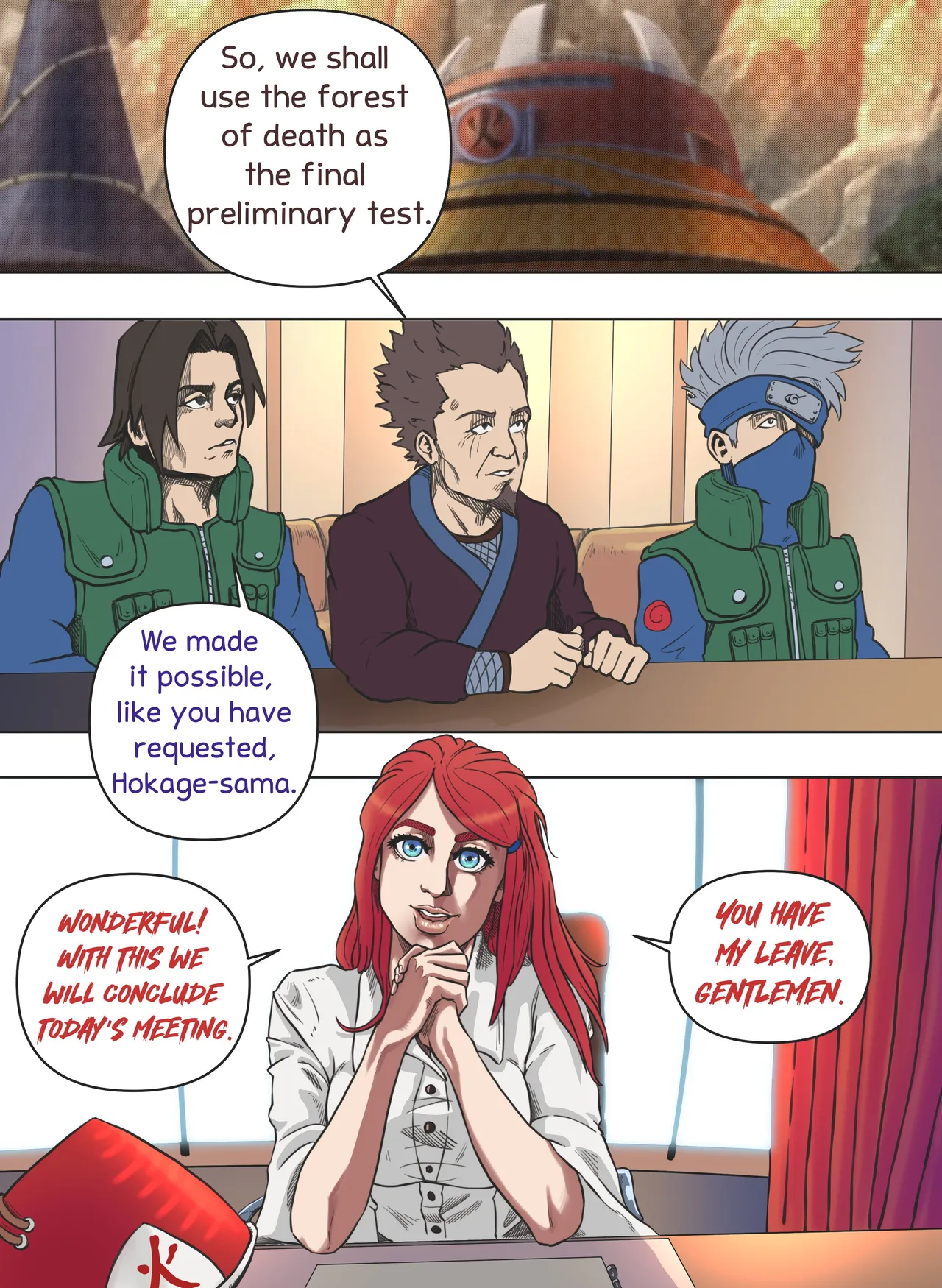 Kushina the Fifth Hokage porn comic picture 1
