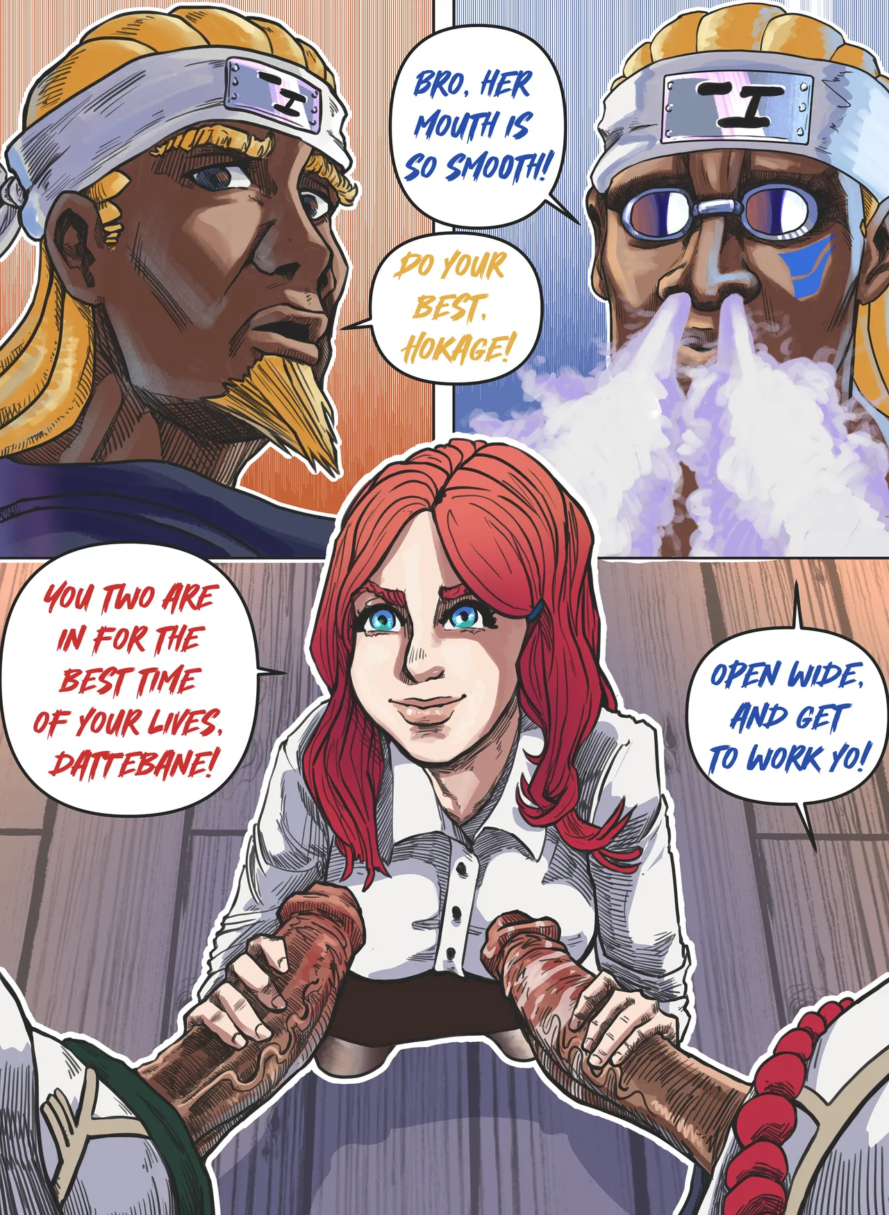 Kushina the Fifth Hokage porn comic picture 8