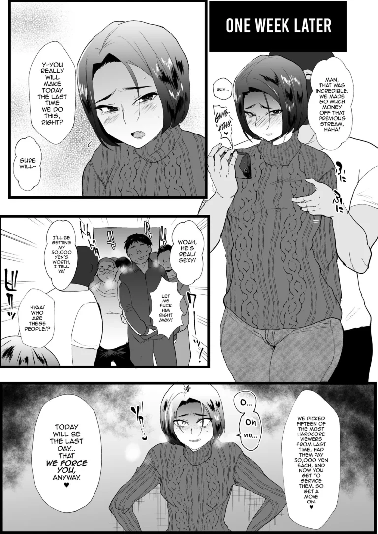 Kuzu Ikemen Kyousei Mesu Ochi Namahaishin porn comic picture 20