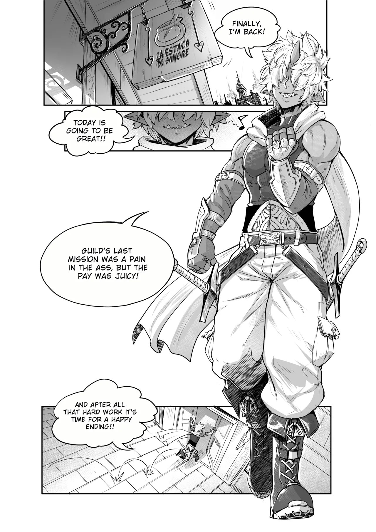 La estaca de sangre 2 - Slimy Quest porn comic picture 2