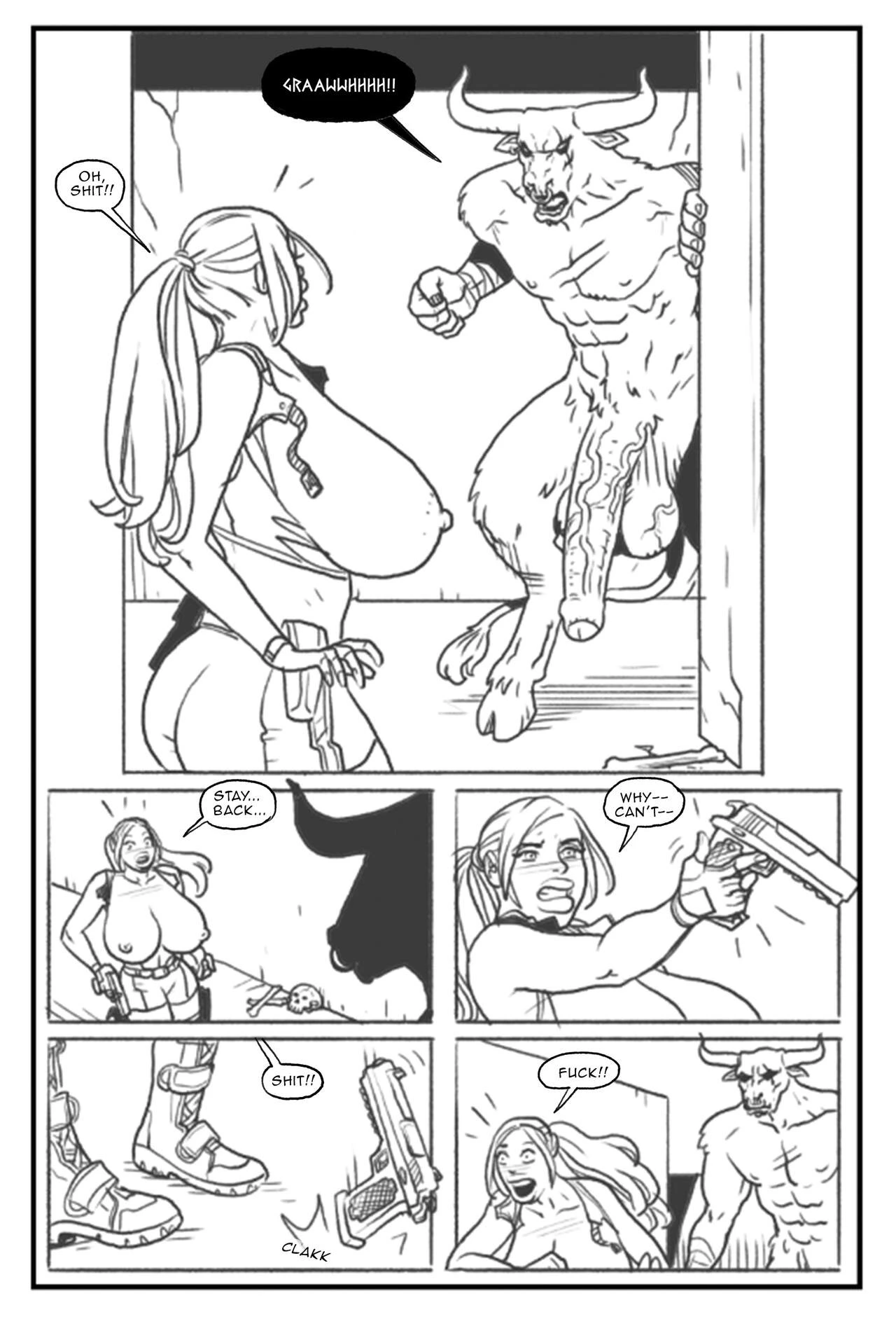 Labyrinth of the Minotaur porn comic picture 15