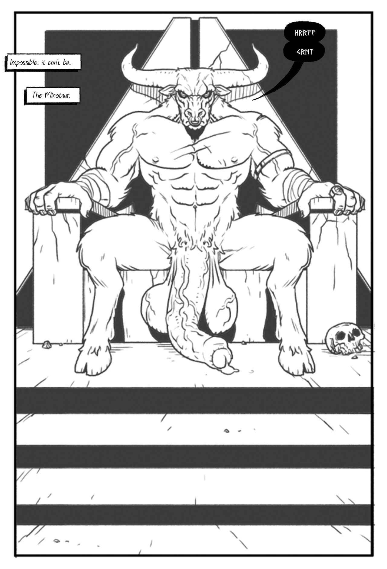 Labyrinth of the Minotaur porn comic picture 6