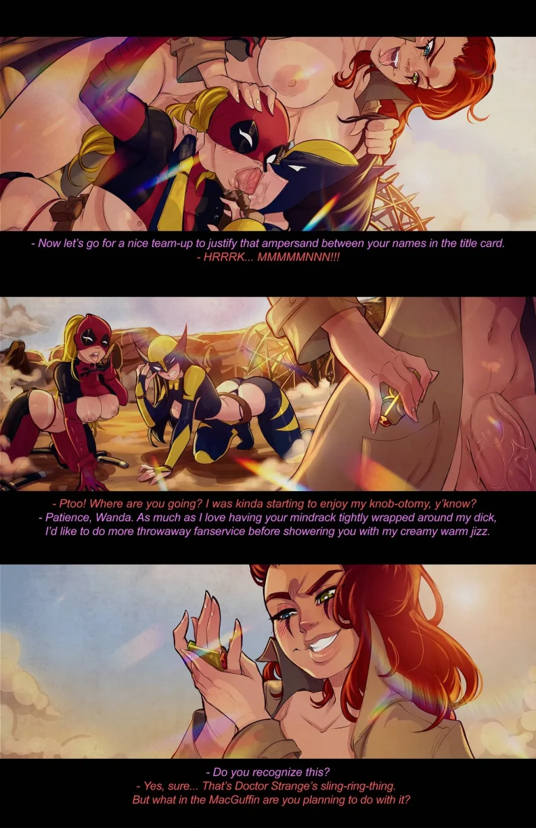 Lady Deadpool and Wolverine Lady porn comic picture 11