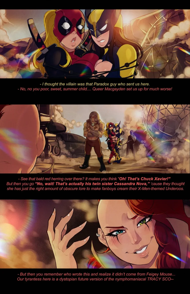 Lady Deadpool and Wolverine Lady porn comic picture 4