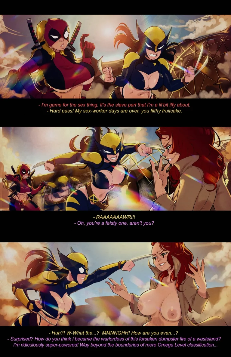 Lady Deadpool and Wolverine Lady porn comic picture 6