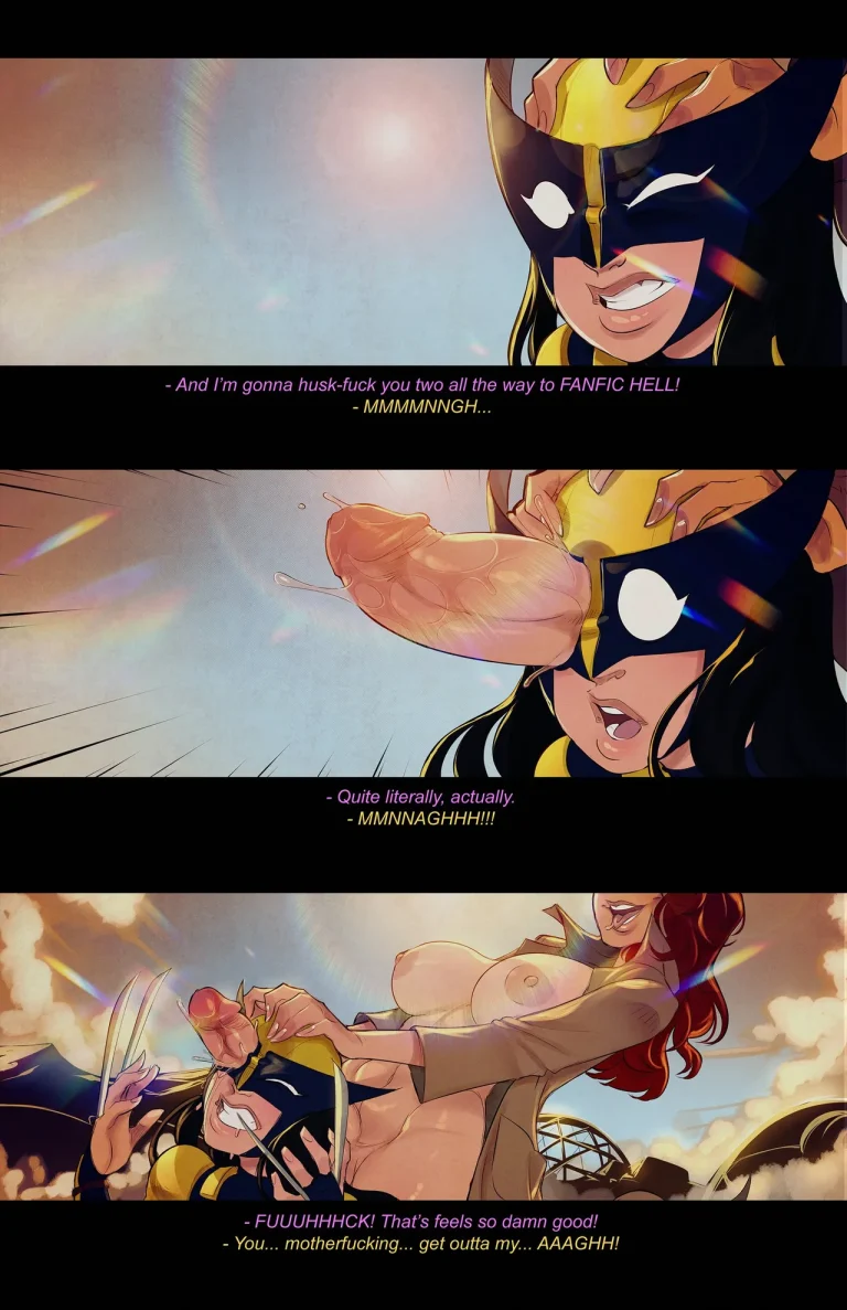 Lady Deadpool and Wolverine Lady porn comic picture 8
