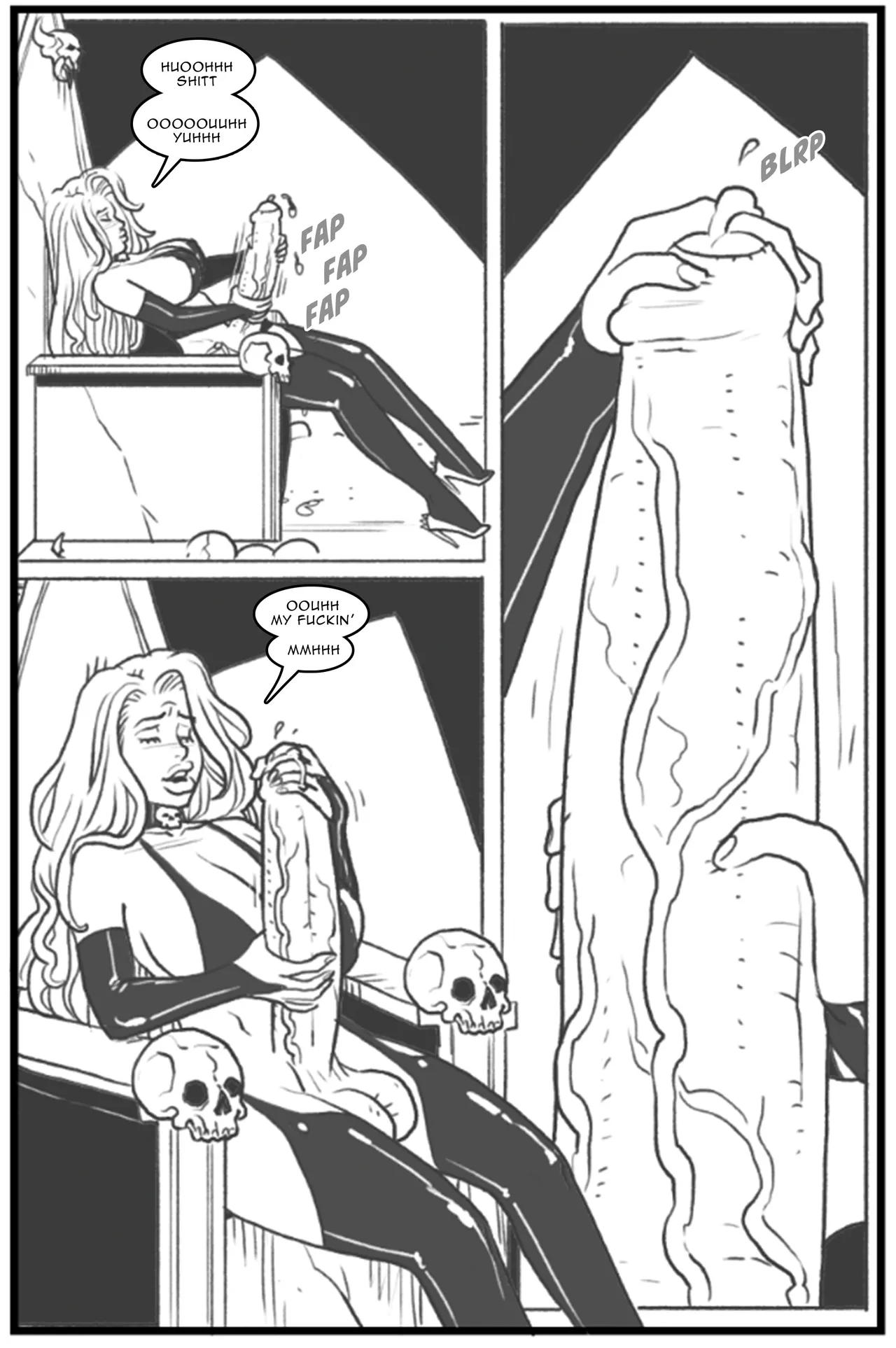 Lady Death vs Cerene porn comic picture 11