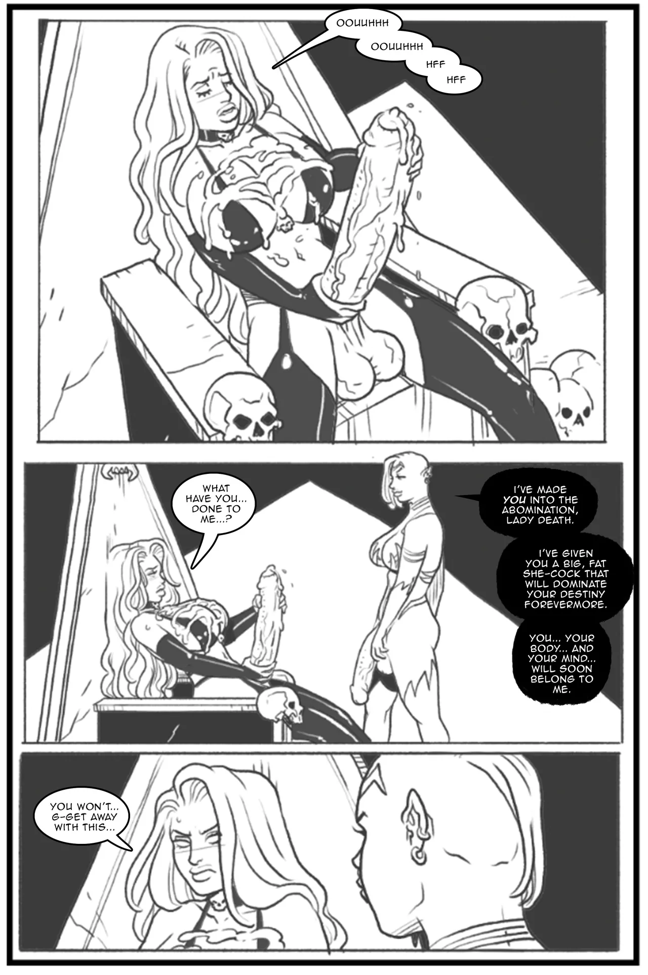 Lady Death vs Cerene porn comic picture 17