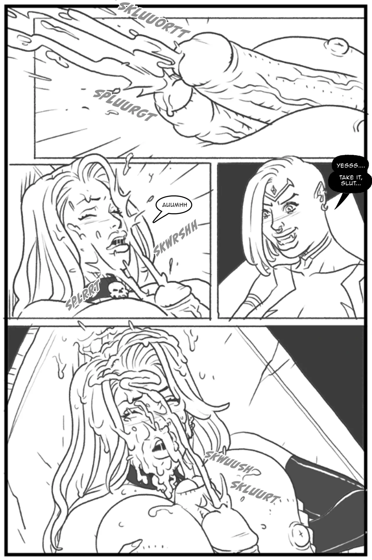 Lady Death vs Cerene porn comic picture 31