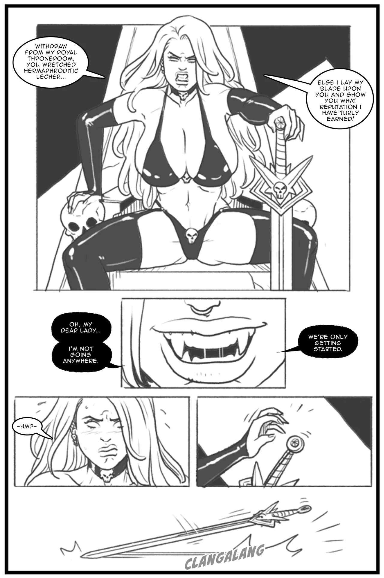 Lady Death vs Cerene porn comic picture 4