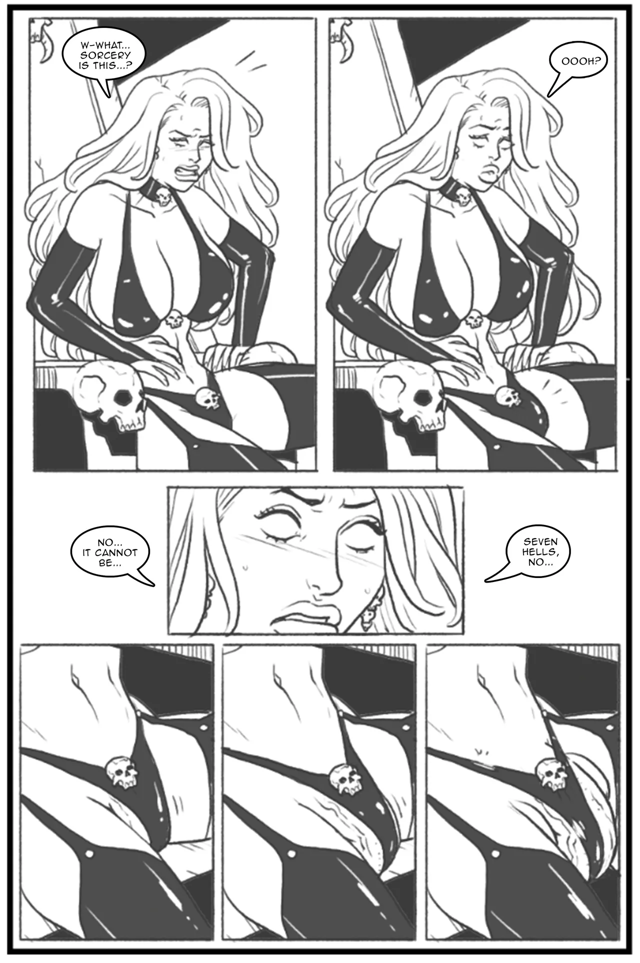 Lady Death vs Cerene porn comic picture 5