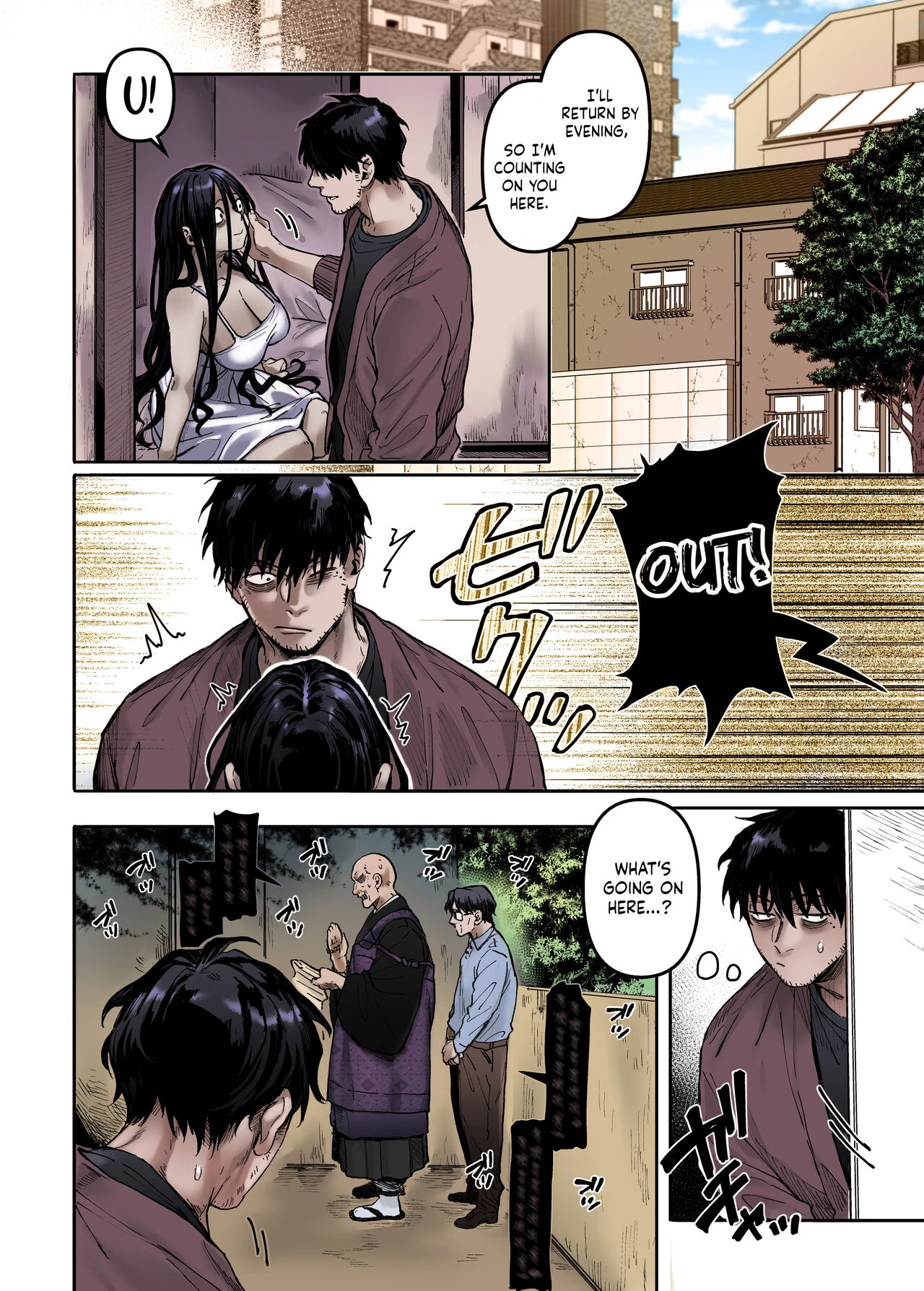 Lady K & The Sick Man | Kko to Yamioji Ha (Color) porn comic picture 49