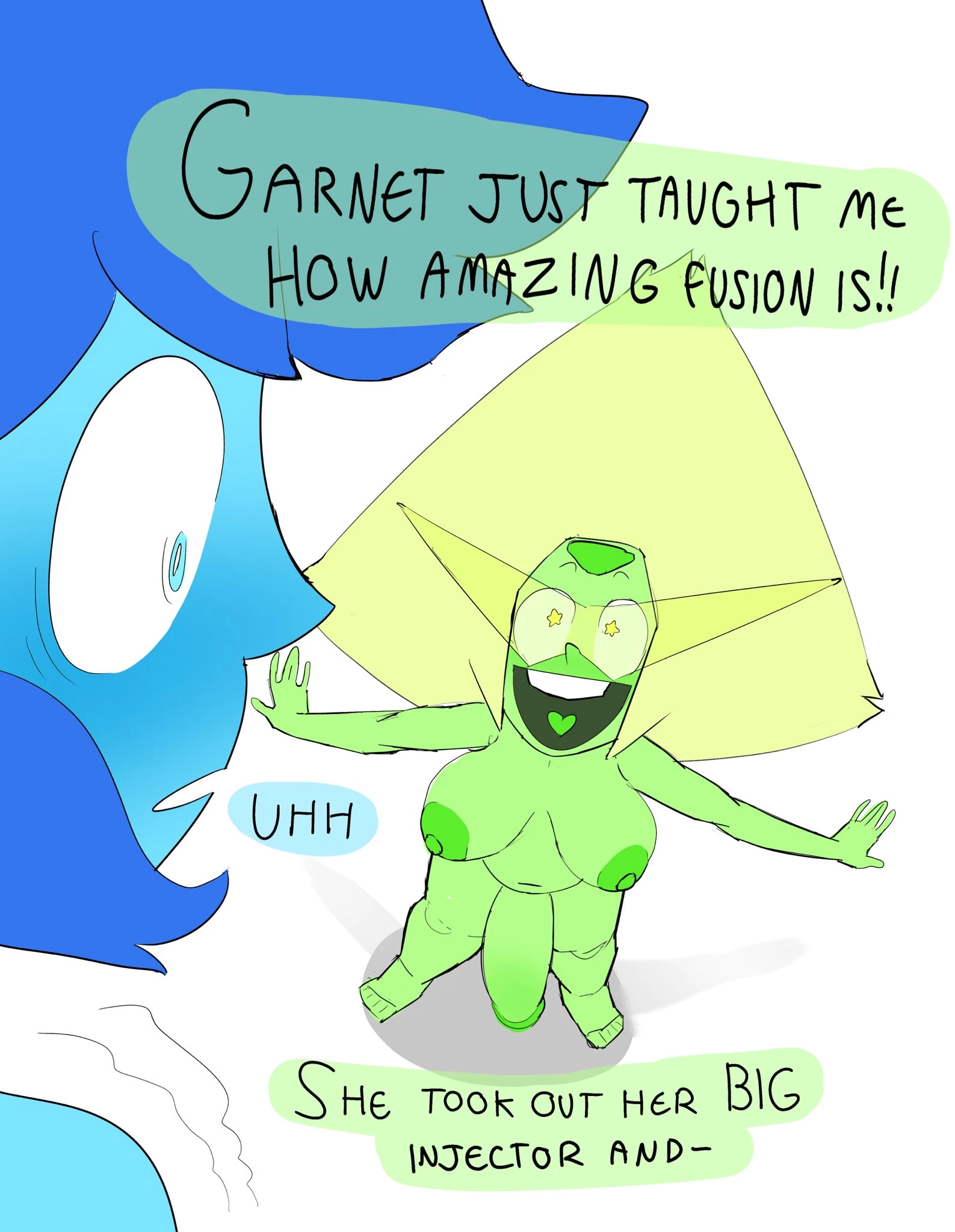 Lapis and peridot porn comic picture 2