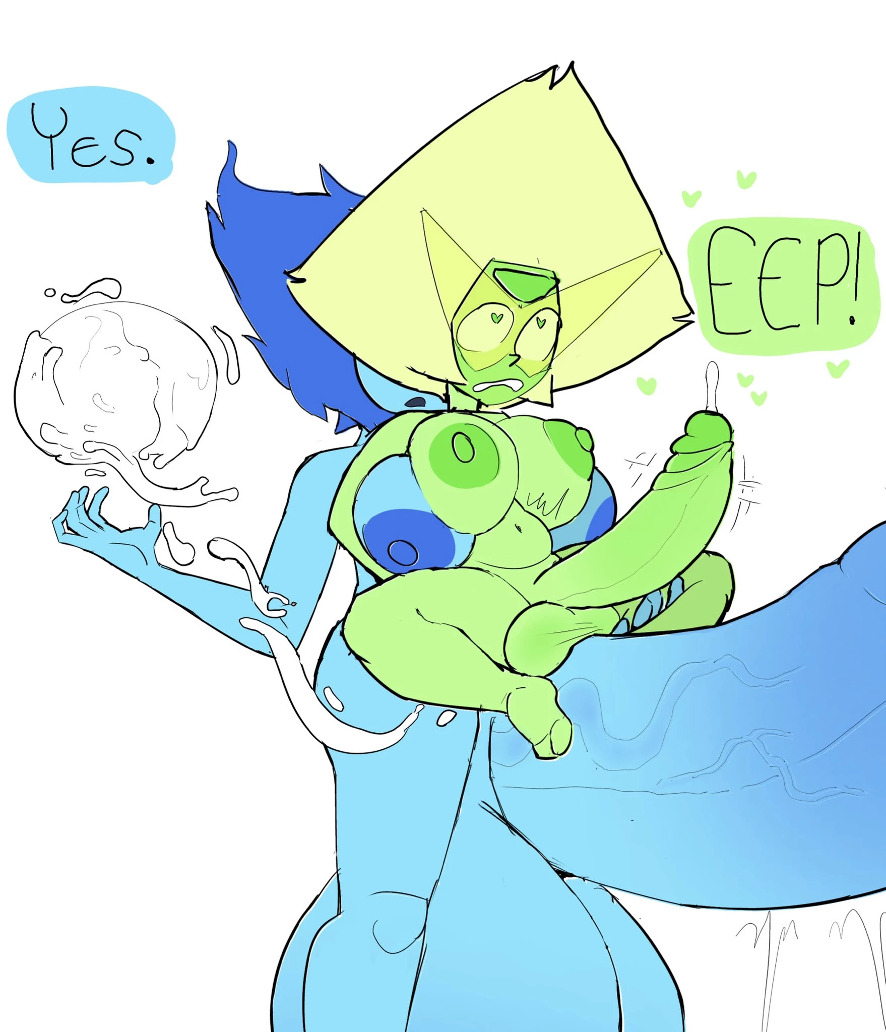 Lapis and peridot porn comic picture 7